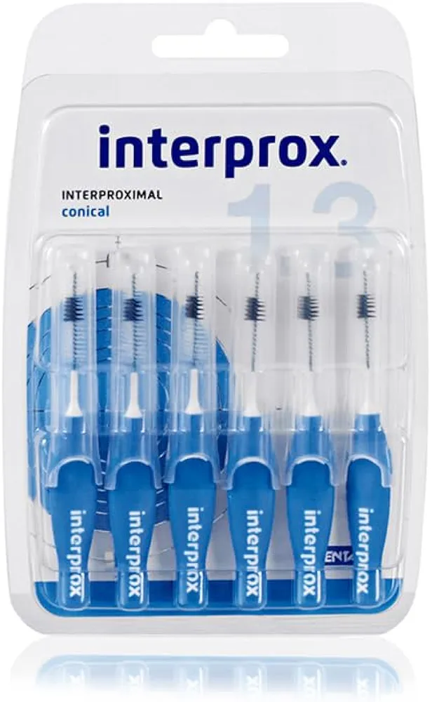 4G Interdental Brushes Blue Conical Pack of 6