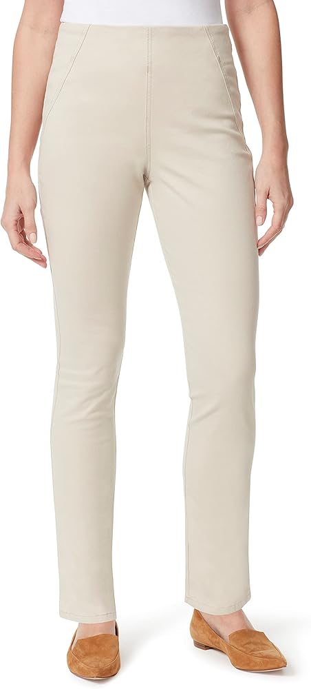 Bandolino Women's Tessa Tummy Control Pull on Slim Straight Jean