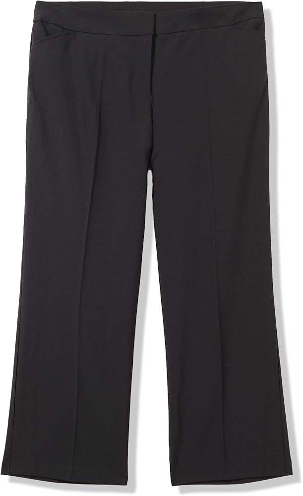 AVENUE Women's Plus Size Trouser Cool Hand PE, Black