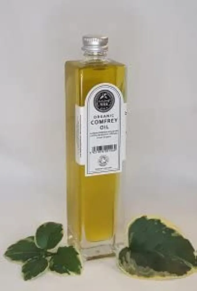 Organic Comfrey Leaf Oil (Symphytum officinale/helianthus annuus) (500ml) by NHR Organic Oils