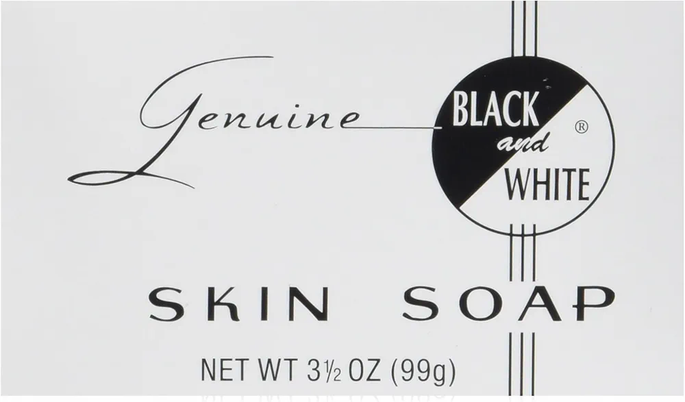 Black and White Skin Soap, 3.5 Ounce