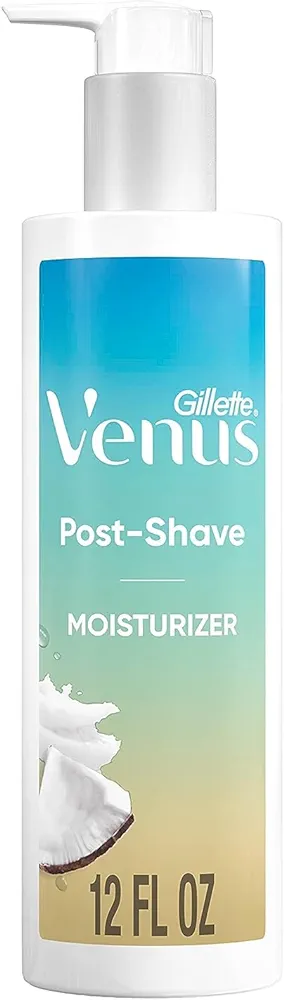 Gillette Venus Glow Post-Shave Oil Infused Moisturizer, Women’s Aftershave Oil Infused Moisturizer, 12 oz