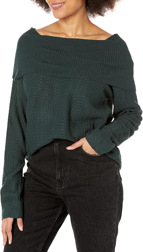 Calvin Klein Womens Sportswear Sweater,Malachite,Large