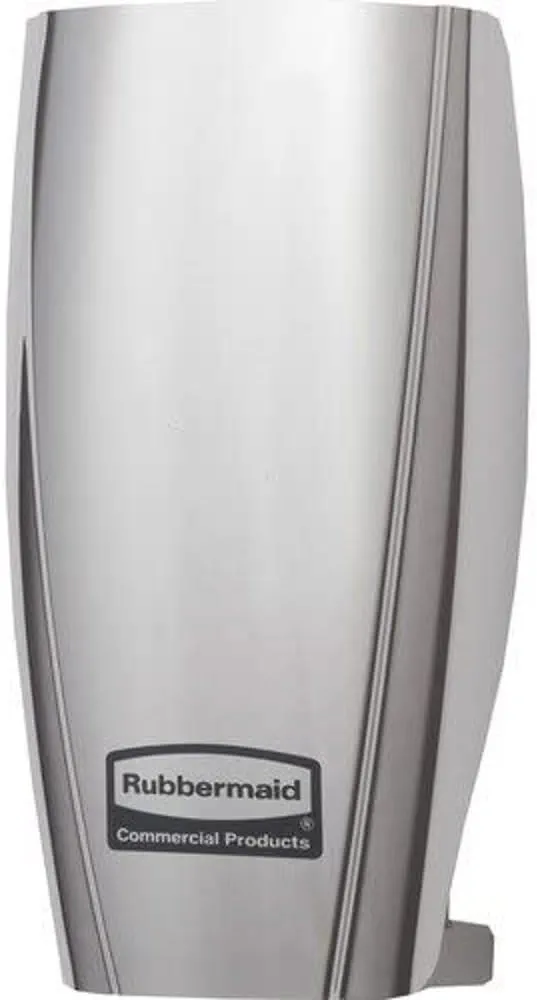 Rubbermaid Commercial TCell Continuous Air Freshener Dispenser, 5.9" x 2.9", Chrome, 12 per Carton