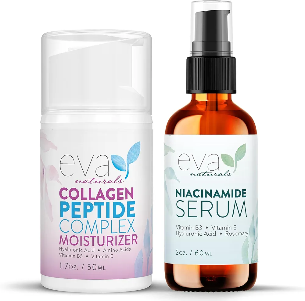 Niacinamide Serum & Collagen Peptide Moisturizer Bundle