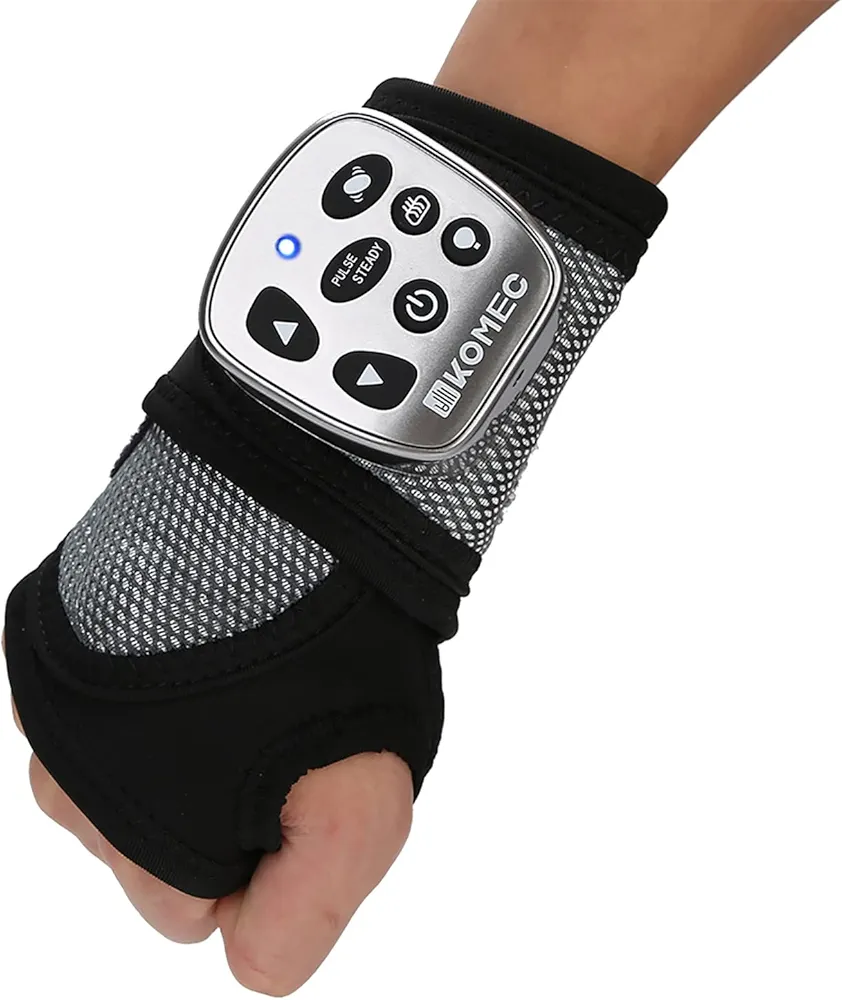 Wrist Brace, Hand Compression Carpal Tunnel Wrist Support Heating Brace and Hand Pain Relief, Removable Splint Wrist Massager Electric Heating Hot Compress Wrist Heating Brace Massager