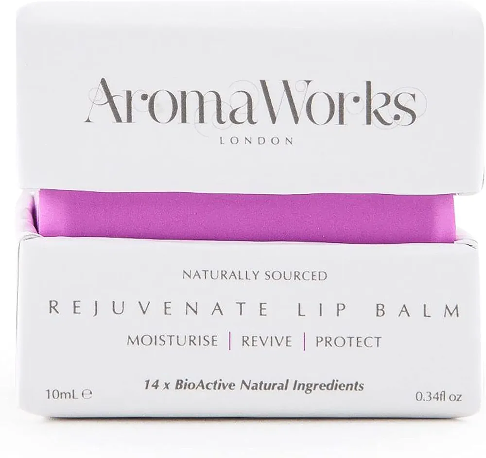 Rejuvenate Lip Balm by Aromaworks for Unisex - 0.34 oz Lip Balm