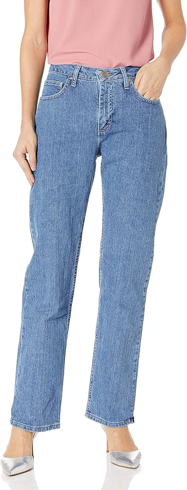 Riders by Lee Indigo womens Relaxed Fit Straight Leg Jean