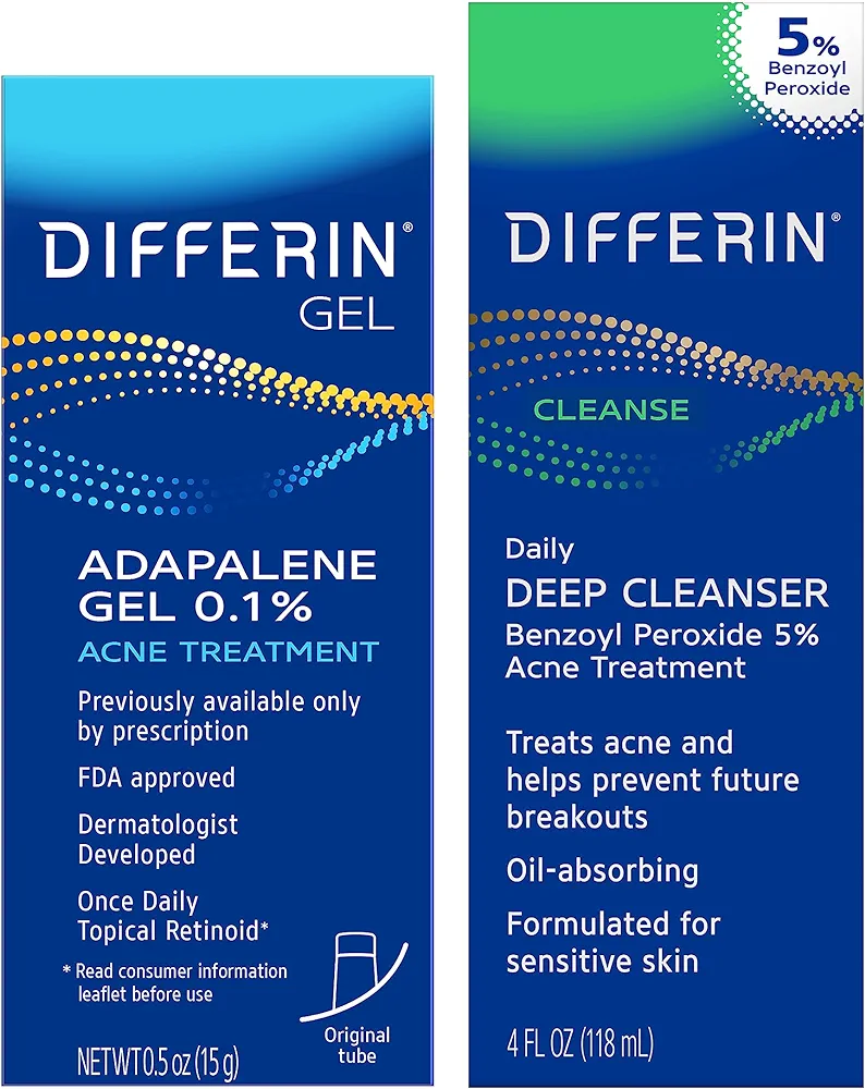 Differin Gel + BPO 5% Cleanser