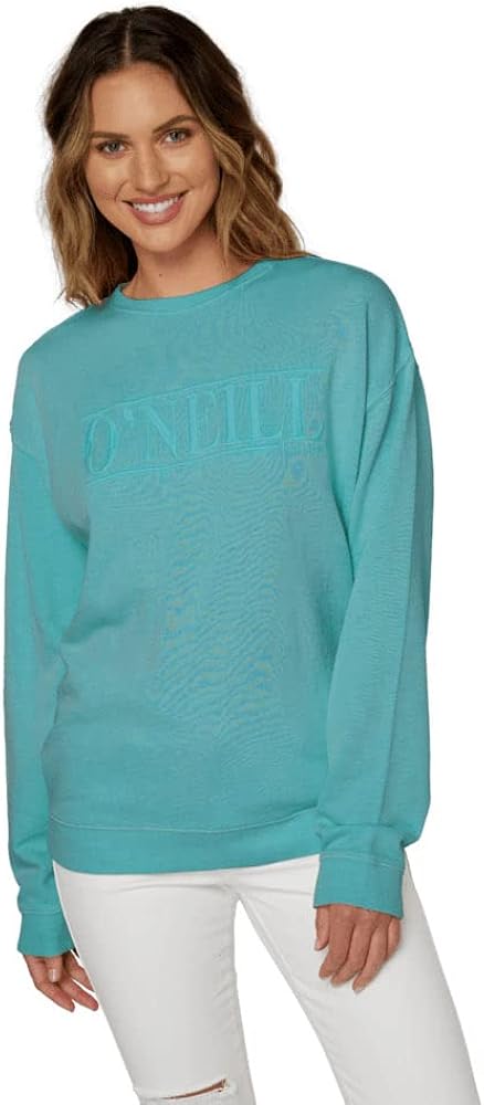 O'NEILL Women's Fleece Crewneck - Comfortable and Casual Pullover Sweatshirt for Women with Graphic Detail