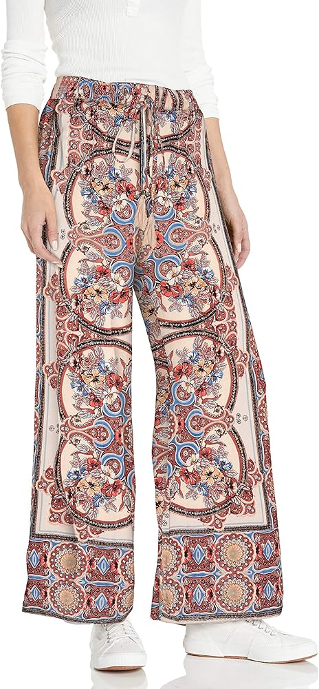 Angie Women's Wide Leg Pant with Tassel