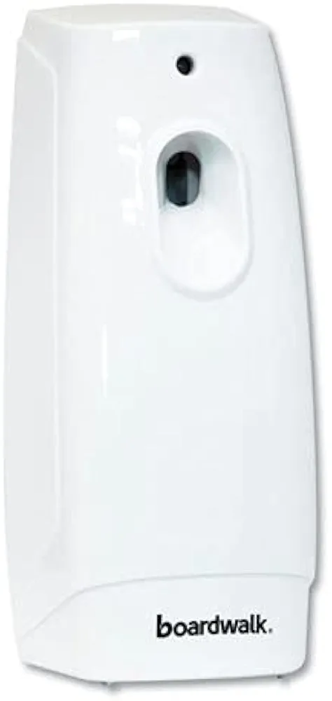 Boardwalk CL7-BOARDWK 4 in. x 3 in. x 9.5 in. Classic Cordless Metered Air Freshener Dispenser - White