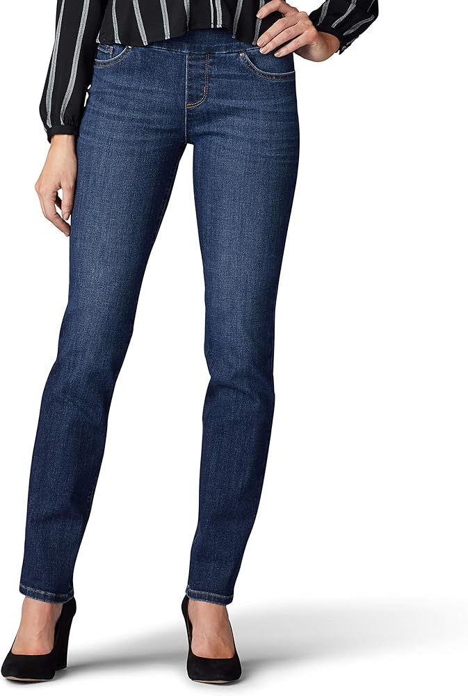 Lee Women's Sculpting Slim Fit Slim Leg Pull on Jean