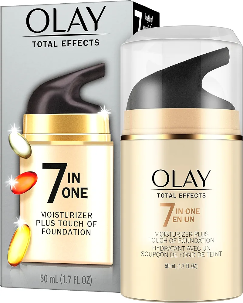 Olay Total Effects Face Moisturizer + Touch of Foundation, 1.7 fl oz