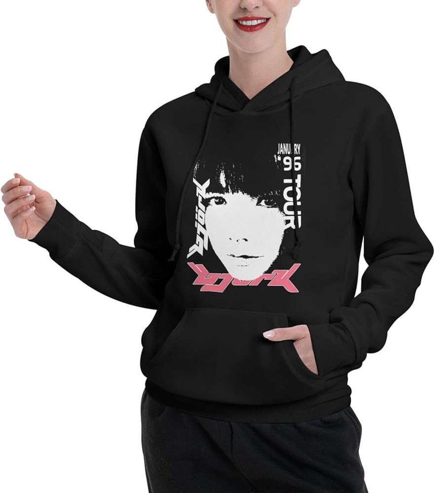 Hoodie Womens Casual Long Sleeve Pullover Graphic Sweatshirts with Pockets