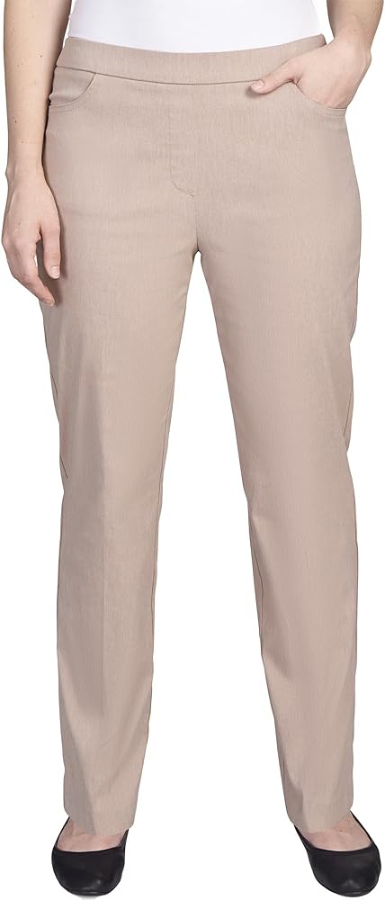 Alfred Dunner Women's Proportioned Short Allure Slim Pant