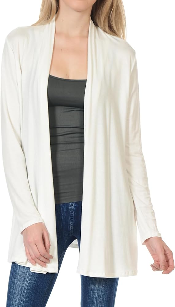 Pastel by Vivienne Women's Long Sleeve Jersey Cardigan