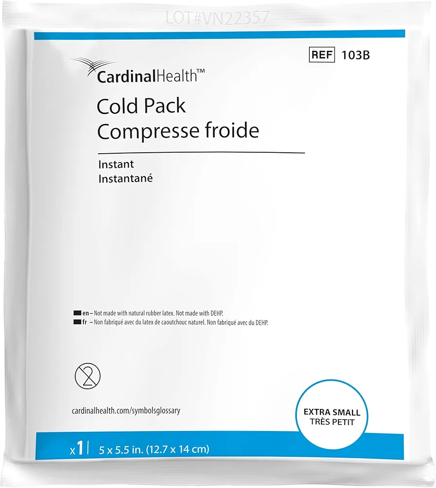 Cardinal Health™ Instant Cold Pack, X-Small, 5 x 5.5IN, Bulk, Case of 50