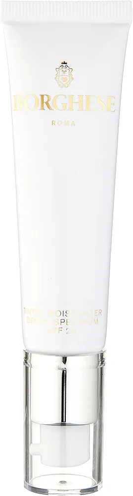 Borghese Tinted Moisturizer in Summer Glow, SPF 20 Lightweight Hydrating Coverage, Evens Tone, 1.2 Fl Oz