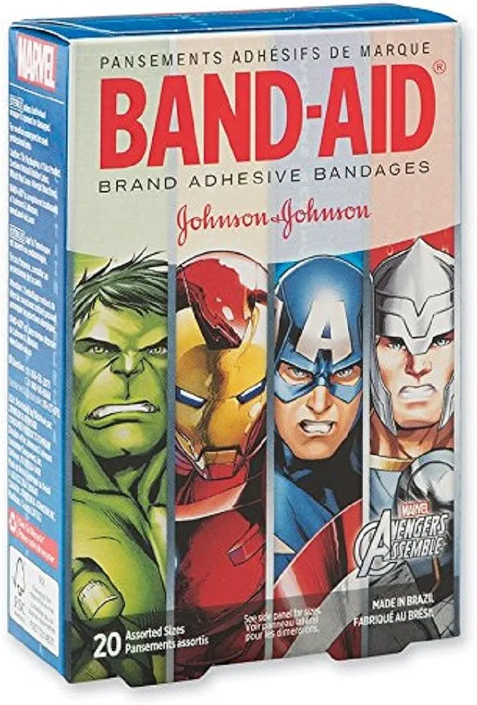 SmileMakers Band-Aid® Avengers Assemble Bandages - First Aid Supplies - 20 per Pack