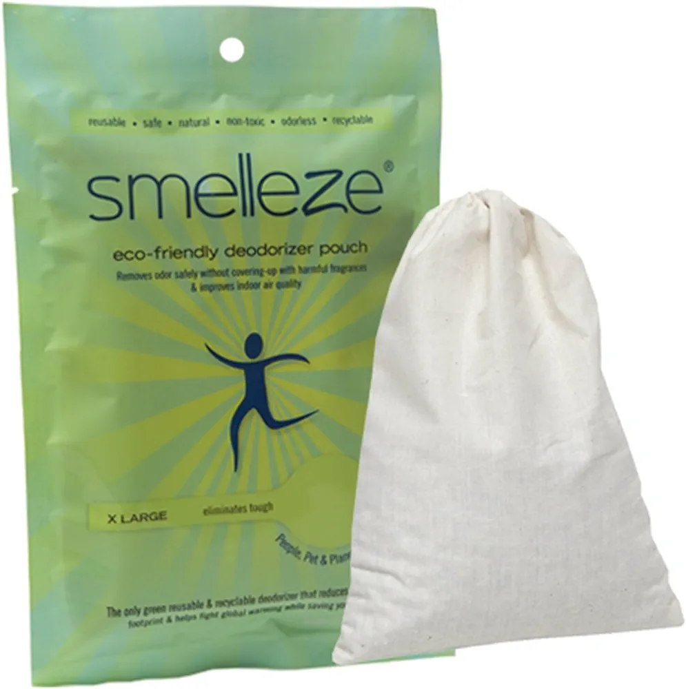 SMELLEZE Reusable Elderly Odor Eliminator & Nursing Home Room Deodorizer Pouch - Works for All Old Age, Sick, Nursing Home, Hospices, Urine, and Feces Smell, 150 Sq. Ft. Coverage