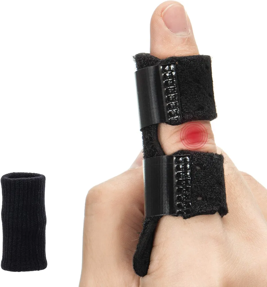 Trigger Finger Splint,Mallet Finger Brace for Arthritic Finger,Support Brace for Middle, Ring, Index, and Pinky,Tendon Release & Pain Relief,Gift for a Compression Sleeve