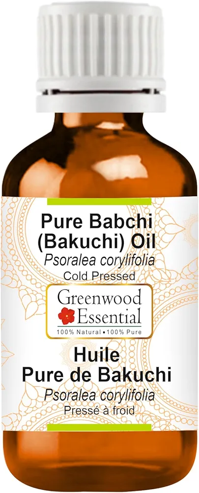 Pure Babchi (Bakuchi) Oil (Psoralea corylifolia) Cold Pressed 10ml (0.33 oz)