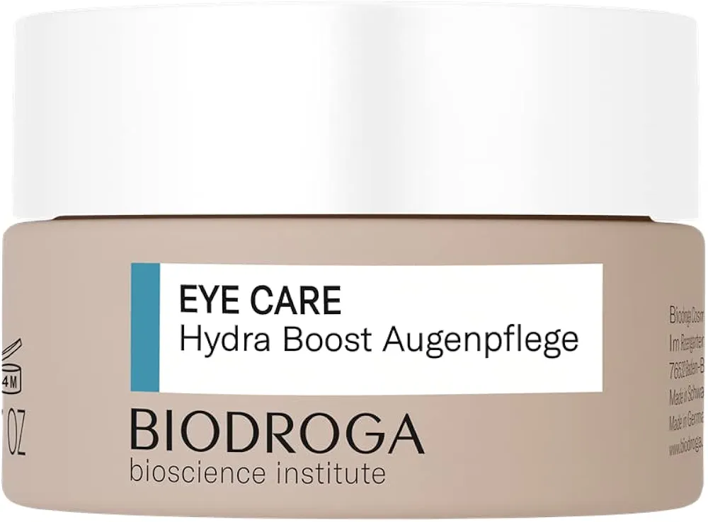 Biodroga Hydra Boost Firming Eye Cream with Hyaluronic and Caffeine 15 ml - Anti-Wrinkle Eye Care Eye Gel Moisture Skincare Hydra Boost Bioscience Institute