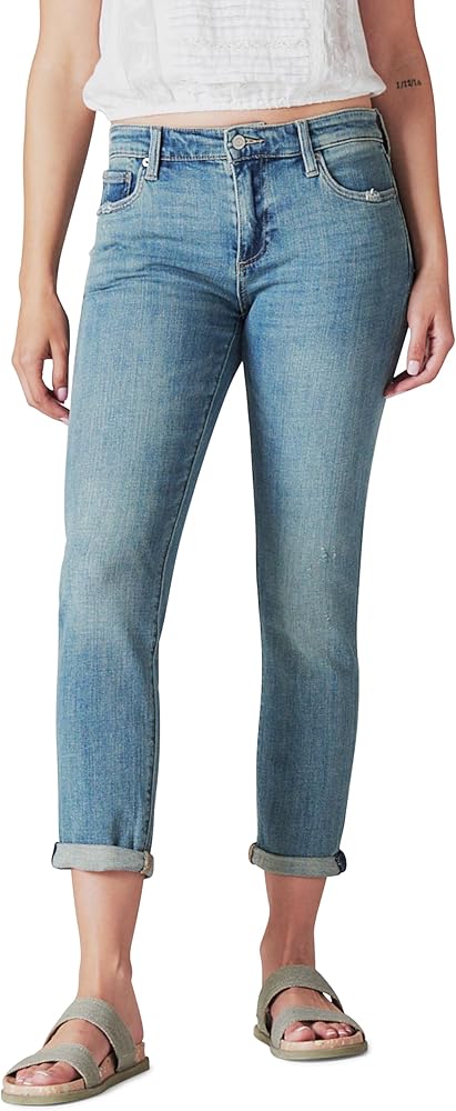 Lucky Brand Women's Mid Rise Sienna Boyfriend Jean