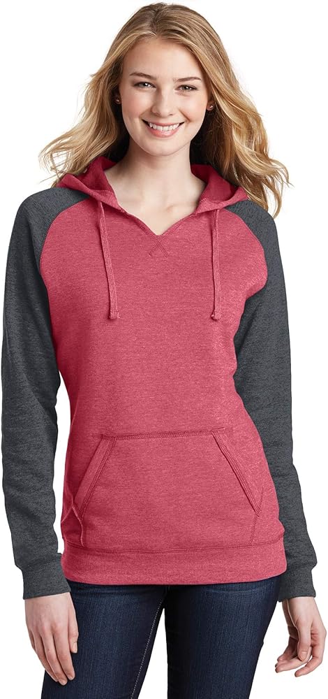 District Women's Lightweight Fleece Raglan Hoodie