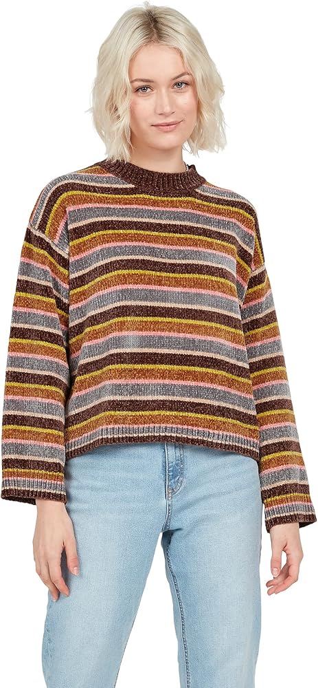 Volcom Women's Bubble Tea Boxy Fit Sweater