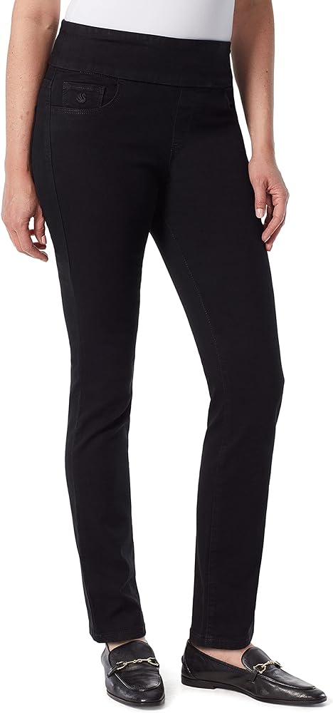 Gloria Vanderbilt Women's Amanda Pull on High Rise Jean Plus