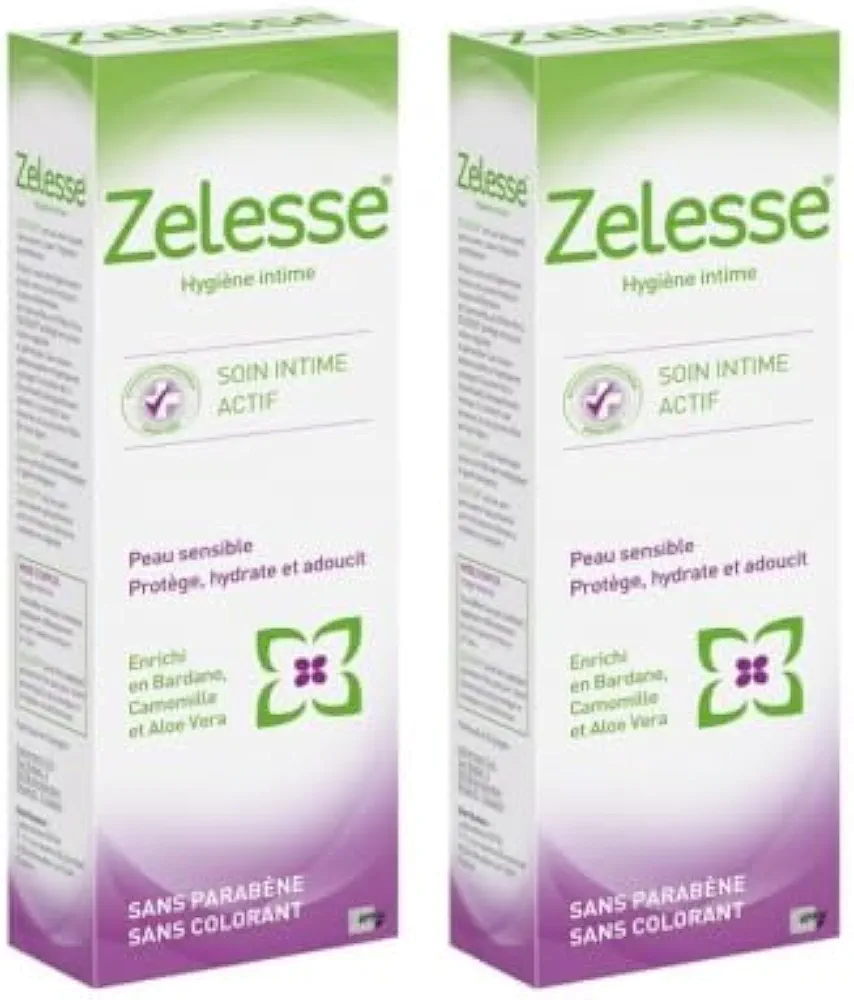 Zelesse Active Intimate Care 2 x 250ml Soap-free cleansing care for daily intimate hygiene.