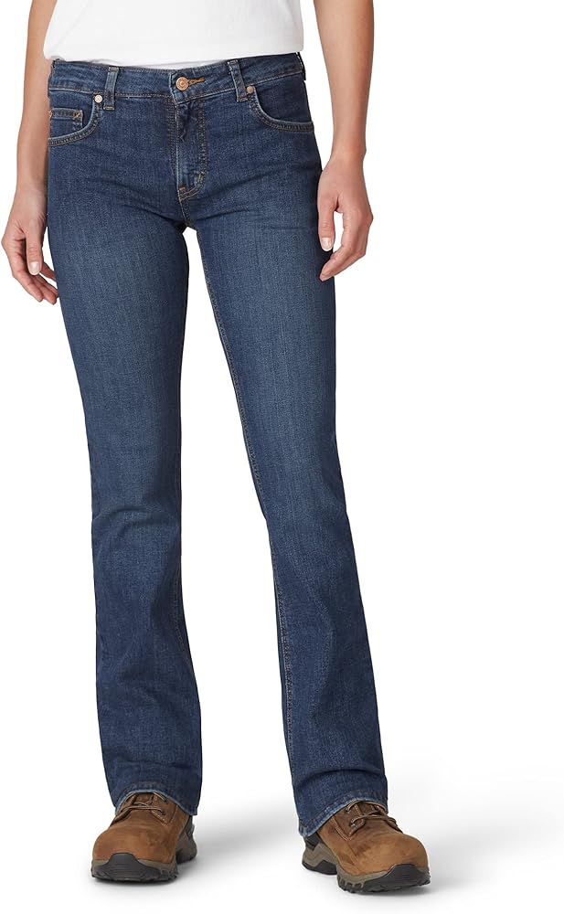 Dickies Women's Perfect Shape Denim Jean-Bootcut Stretch