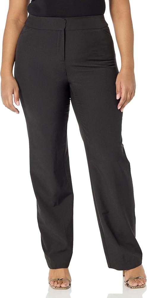 AVENUE Women's Plus Size Trouser Cool Hand TA, Black