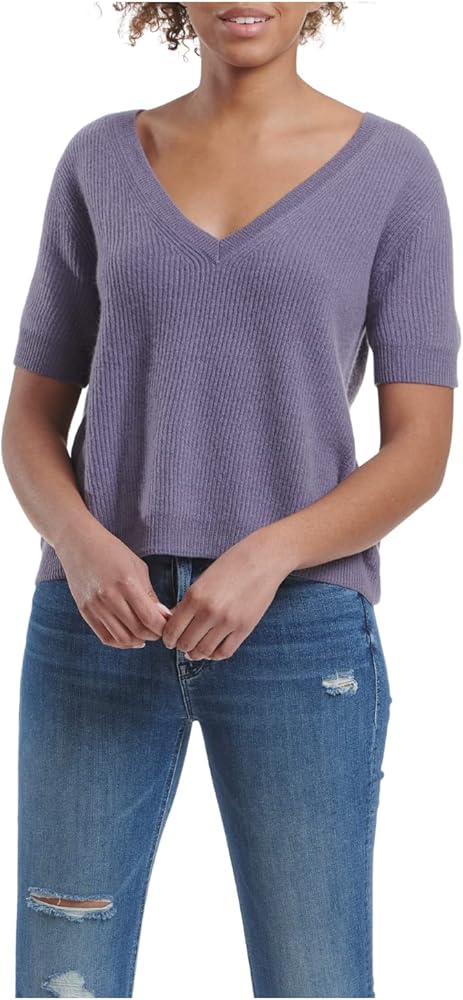 Splendid Women's Carmella Short Sleeve Sweater