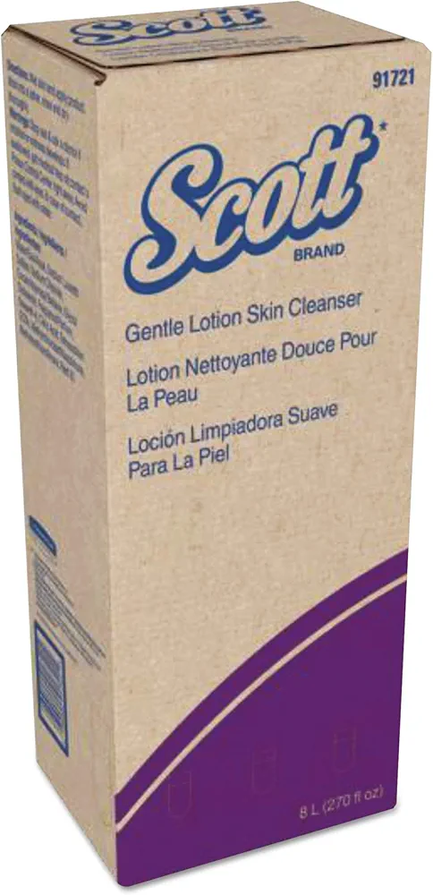 Scott 91721 Lotion Hand Soap Cartridge Refill, Pink, Floral Scent, 8 Liters (Case of 2)