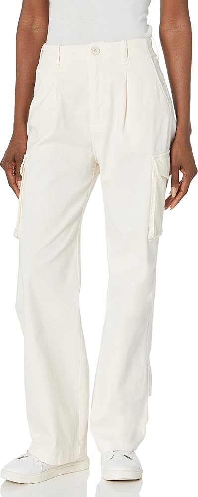 Monrow Women's Hb0657-utility Wide Leg Pants