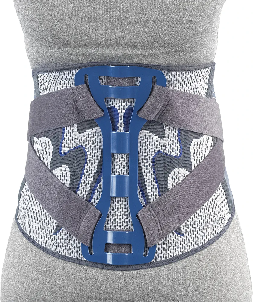 Lumbosacral Back Splint, Theratex Spinal Maximum Support, Gray (Rigid Splint), Medium