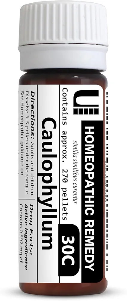 Caulophyllum 30C Homeopathic Remedy, 270 Pellets