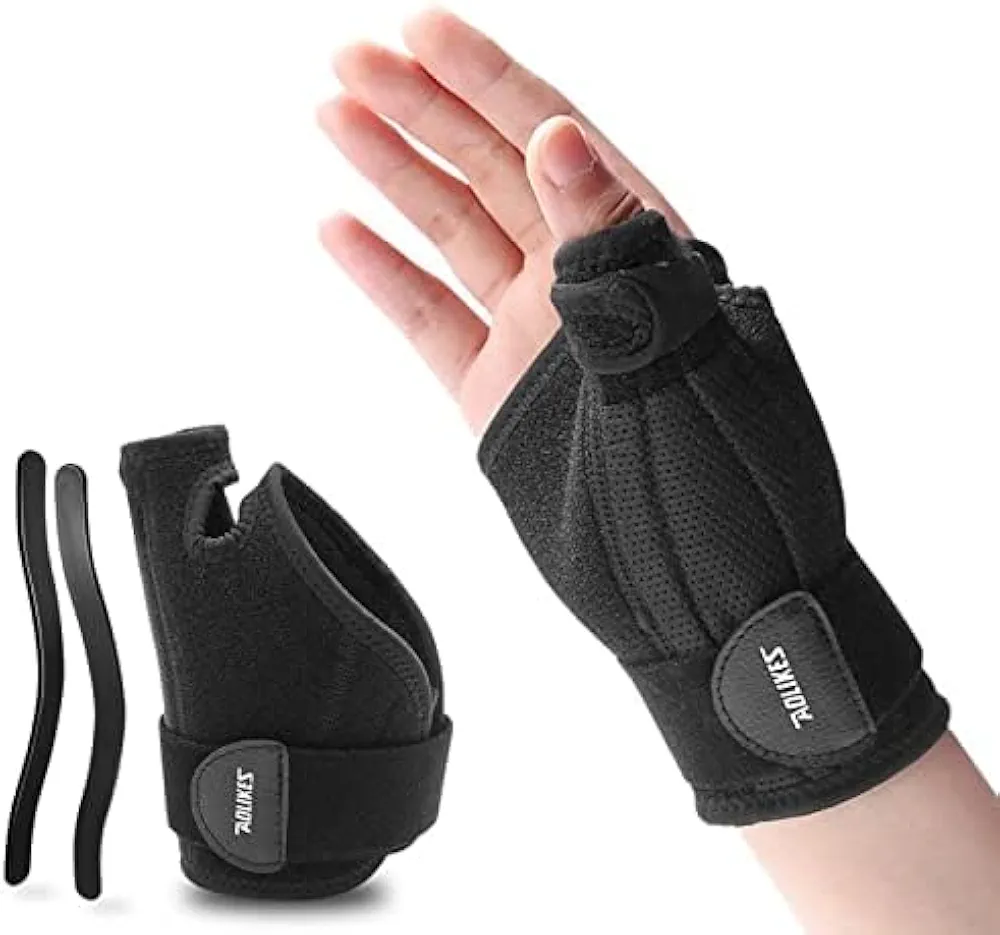 Thumb Wrist Brace for Right Left Hand - Spica Splint Brace for Carpal Tunnel, Sprains, Tendonitis, & Arthritis in Hands or Fingers Stabilizer - Compression Support for Women Men