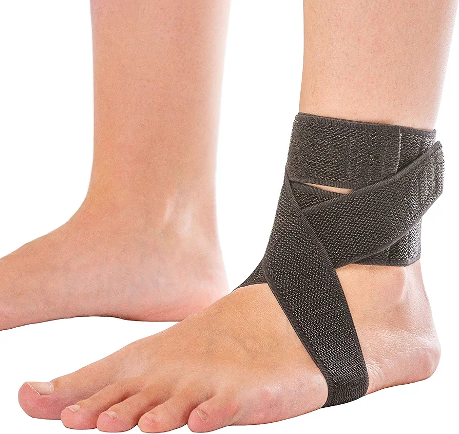 Plantar Fasciitis Day Ankle Brace | Daytime Splint with Heel Strap That Fits in Shoe for Peroneal Tendonitis Support, Foot Arch Pain Relief, PTTD, Achilles Tendonitis, and Sprains (Universal)