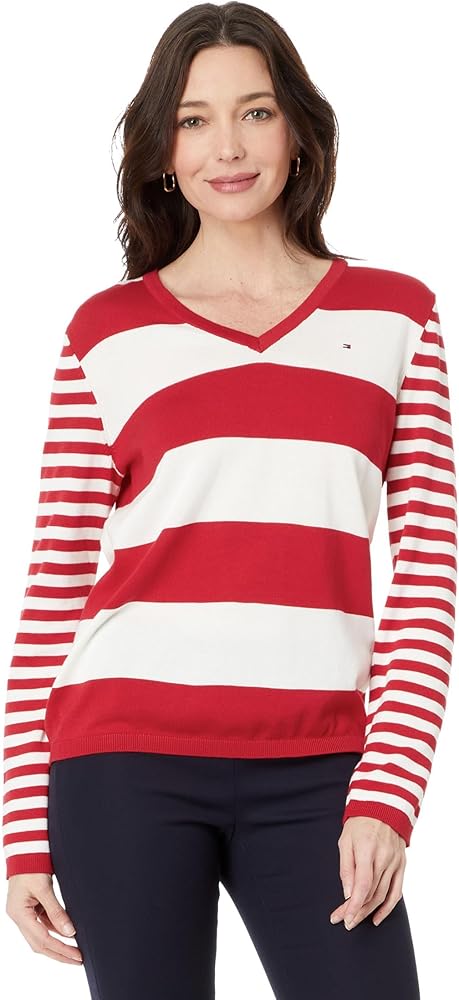 Tommy Hilfiger Women's Mixed Stripe Ivy Sweater