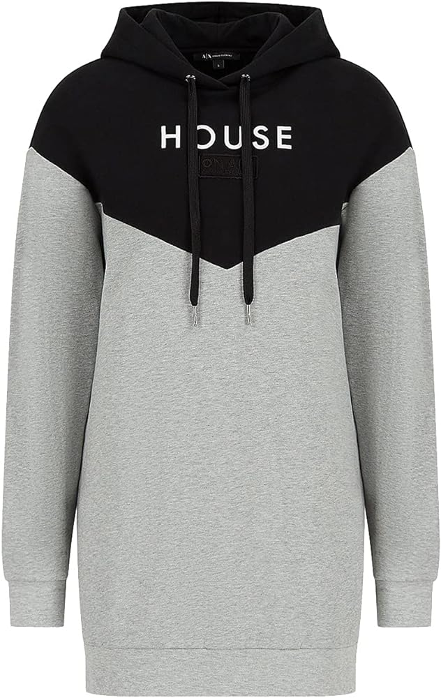 Armani Exchange Women's House Music Colorblock Fleece Hoodie