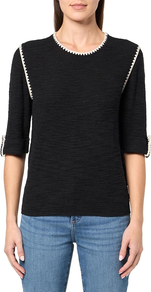 NIC+ZOE Women's Stitched Up Sweater