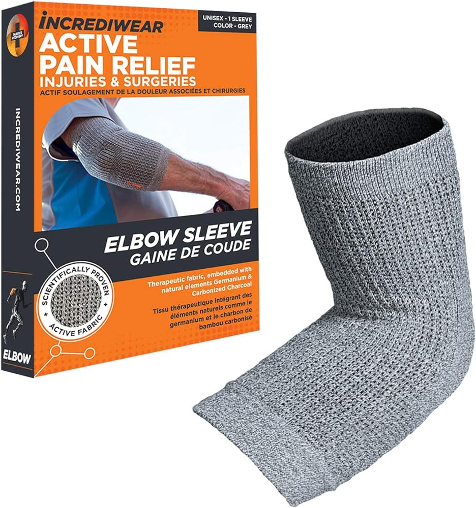 Incrediwear Elbow Sleeve – Elbow Brace for Elbow Support, Joint Pain Relief, Inflammation Relief, and Circulation, Tendonitis, Golf and Tennis Elbow Brace for Women and Men