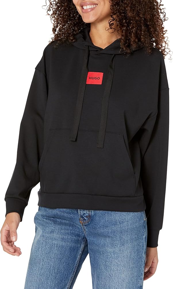 HUGO Women's Relaxed Fit Hooded Sweatshirt