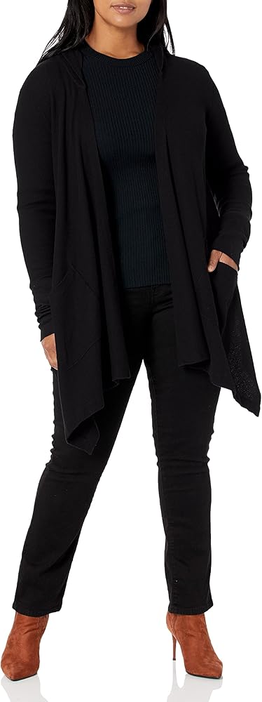 Splendid Women's Thermal Wrap Hooded Cardigan