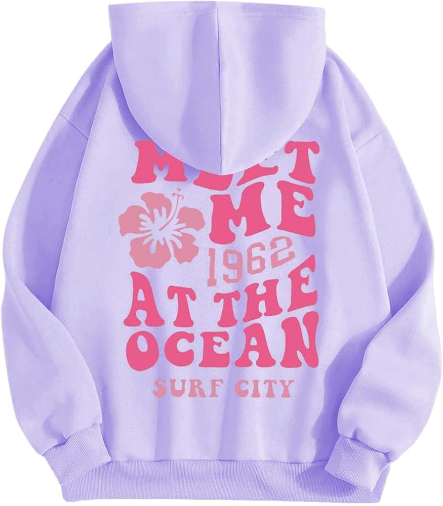 Girls pink PALM Puff hoodie Love Letter Printed Hoodie Hoodie Hoodie Oversize Fall Winter Fashion 2023