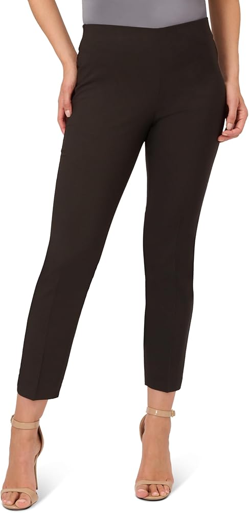 Adrianna Papell Women's Solid Bi-Stretch Pull-on Pant